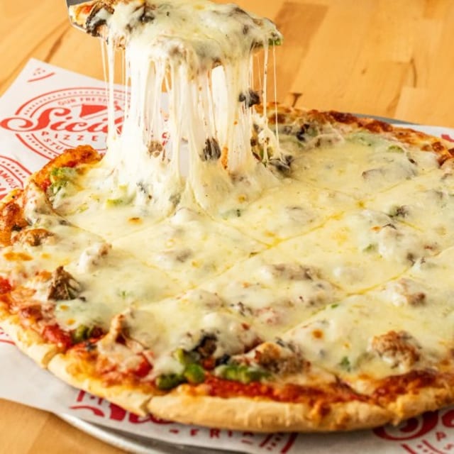 Sicilia's Special Pizza.
