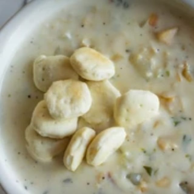 Clam Chowder Soup.