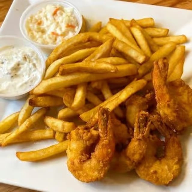 Fried Shrimp Plate.
